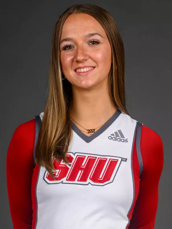 Giavanna Hart. The SHU Cheerleading team's Media Day held at the Guest House on Sacred Heart University's West Campus, Fairfield, CT. Monday, August 5 2024. Photo by; Mark F. Conrad