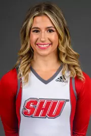 Michelle Coakley. The SHU Cheerleading team's Media Day held at the Guest House on Sacred Heart University's West Campus, Fairfield, CT. Monday, August 5 2024. Photo by; Mark F. Conrad