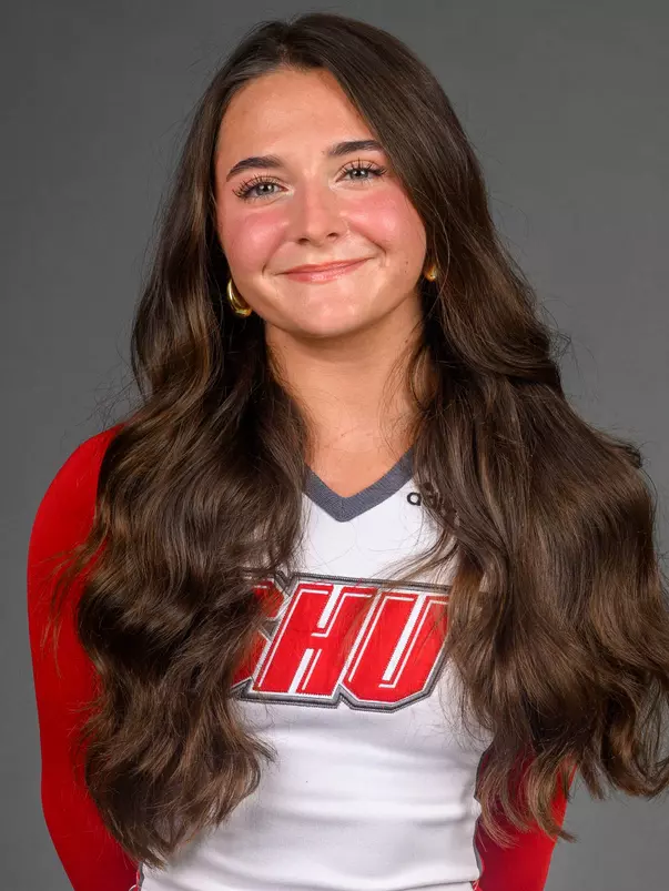 Riley MacKay. The SHU Cheerleading team's Media Day held at the Guest House on Sacred Heart University's West Campus, Fairfield, CT. Monday, August 5 2024. Photo by; Mark F. Conrad
