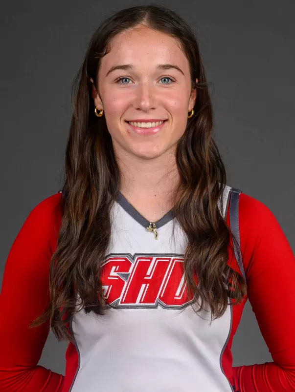 Sofia Turieo. The SHU Cheerleading team's Media Day held at the Guest House on Sacred Heart University's West Campus, Fairfield, CT. Monday, August 5 2024. Photo by; Mark F. Conrad