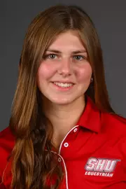 Eva Froio. The SHU Equestrian team's Media Day held at the Guest House at Sacred Heart University's West Campus. Friday, September 6, 2024. Photo by: Mark F. Conrad