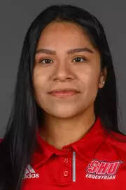Kelly Mecatl. The SHU Equestrian team's Media Day held at the Guest House at Sacred Heart University's West Campus. Friday, September 6, 2024. Photo by: Mark F. Conrad