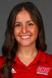 Isabella Schupler. The SHU Equestrian team's Media Day held at the Guest House at Sacred Heart University's West Campus. Friday, September 6, 2024. Photo by: Mark F. Conrad