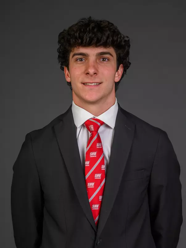 Ryan Grove. The SHU Men's Lacrosse team held their Media Day at the Guest House on Sacred Heart University's West Campus, Fairfield, CT. Monday, December 9, 2024. Photo by: Mark F. Conrad