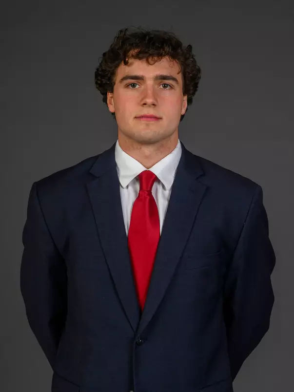 Finn Hoey. The SHU Men's Lacrosse team held their Media Day at the Guest House on Sacred Heart University's West Campus, Fairfield, CT. Monday, December 9, 2024. Photo by: Mark F. Conrad