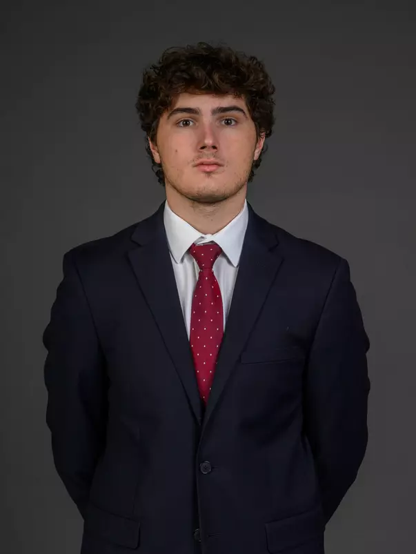 Tyler Shanahan. The SHU Men's Lacrosse team held their Media Day at the Guest House on Sacred Heart University's West Campus, Fairfield, CT. Monday, December 9, 2024. Photo by: Mark F. Conrad