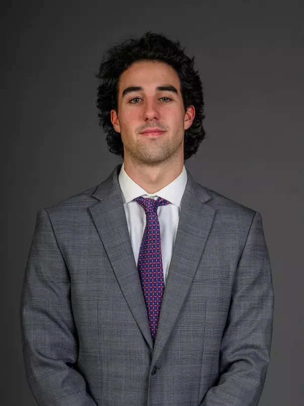 Declan Wilkie. The SHU Men's Lacrosse team held their Media Day at the Guest House on Sacred Heart University's West Campus, Fairfield, CT. Monday, December 9, 2024. Photo by: Mark F. Conrad