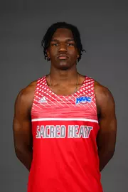 Langston Pearson. The SHU Track & Field team's second Media Day was held at the Guest House on Sacred Heart University's West Campus, Fairfield, CT. Thursday, November 14, 2024. Photo by: Mark F. Conrad