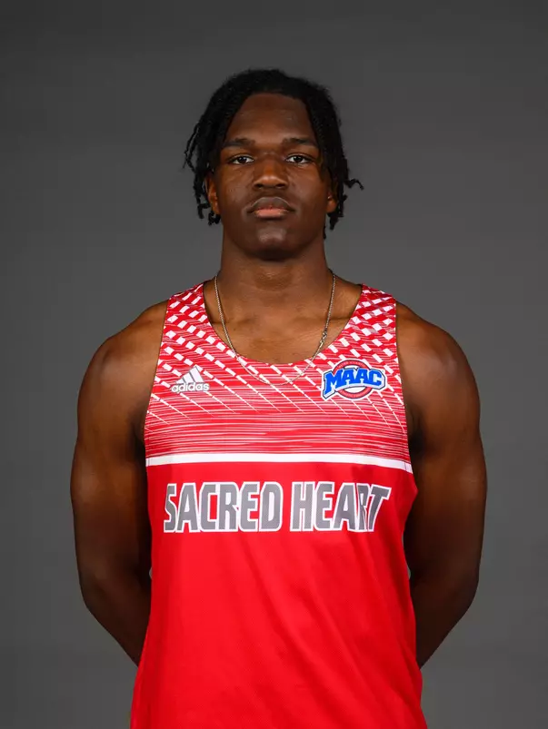 Langston Pearson. The SHU Track & Field team's second Media Day was held at the Guest House on Sacred Heart University's West Campus, Fairfield, CT. Thursday, November 14, 2024. Photo by: Mark F. Conrad
