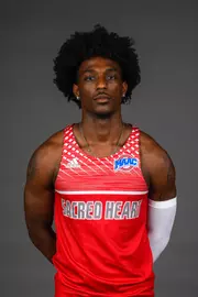 Joshua Sanders. The SHU Track & Field team's second Media Day was held at the Guest House on Sacred Heart University's West Campus, Fairfield, CT. Thursday, November 14, 2024. Photo by: Mark F. Conrad