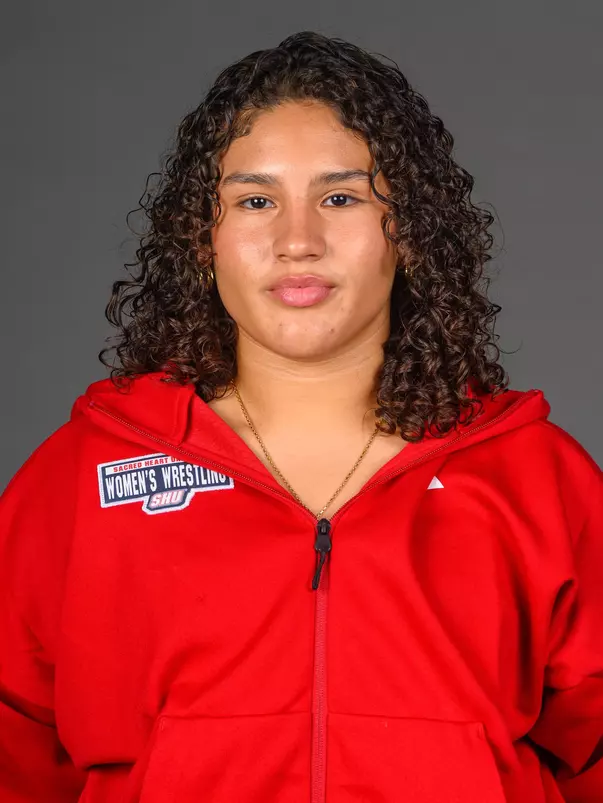 Naylani DeLvalle. The SHU Men's Volleyball, Women and Men's Wrestling, and Dance teams held their Media Days today at the William Pitt Center, Sacred Heart Universary, Fairfield CT. Sunday, September 28, 2025. Photo by: Mark F. Conrad