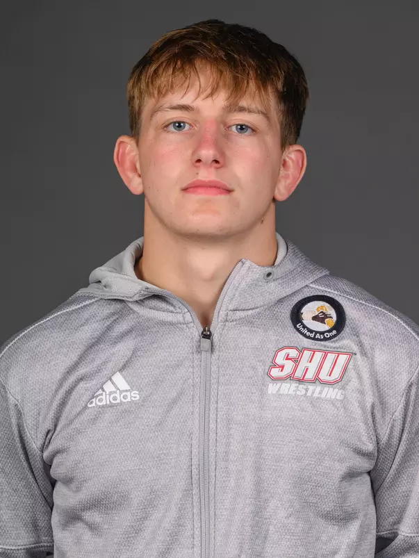 Will Schmitt. The SHU Men's Volleyball, Women and Men's Wrestling, and Dance teams held their Media Days today at the William Pitt Center, Sacred Heart Universary, Fairfield CT. Sunday, September 28, 2025. Photo by: Mark F. Conrad