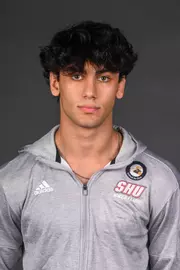 Aman Khalil. The SHU Men's Volleyball, Women and Men's Wrestling, and Dance teams held their Media Days today at the William Pitt Center, Sacred Heart Universary, Fairfield CT. Sunday, September 28, 2025. Photo by: Mark F. Conrad