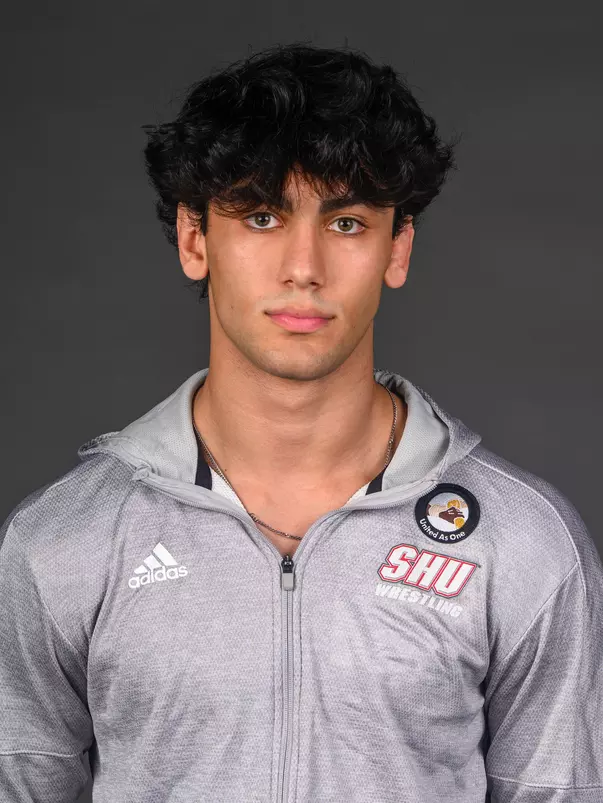 Aman Khalil. The SHU Men's Volleyball, Women and Men's Wrestling, and Dance teams held their Media Days today at the William Pitt Center, Sacred Heart Universary, Fairfield CT. Sunday, September 28, 2025. Photo by: Mark F. Conrad