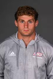 Aidan Zarrella. The SHU Men's Volleyball, Women and Men's Wrestling, and Dance teams held their Media Days today at the William Pitt Center, Sacred Heart Universary, Fairfield CT. Sunday, September 28, 2025. Photo by: Mark F. Conrad