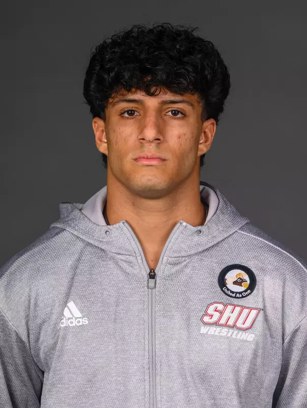 Luke Longo. The SHU Men's Volleyball, Women and Men's Wrestling, and Dance teams held their Media Days today at the William Pitt Center, Sacred Heart Universary, Fairfield CT. Sunday, September 28, 2025. Photo by: Mark F. Conrad