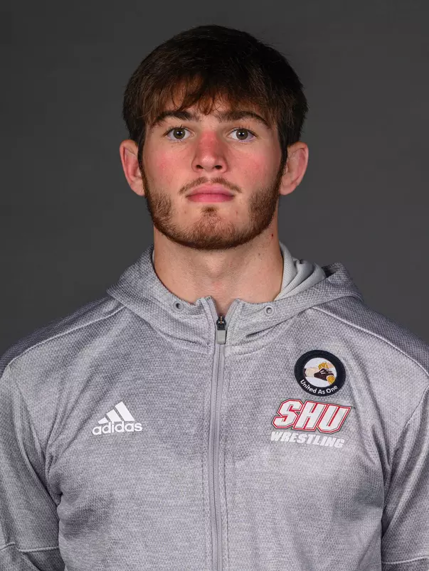 Anthony Totta. The SHU Men's Volleyball, Women and Men's Wrestling, and Dance teams held their Media Days today at the William Pitt Center, Sacred Heart Universary, Fairfield CT. Sunday, September 28, 2025. Photo by: Mark F. Conrad