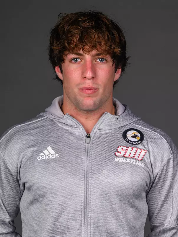 Hank Powell. The SHU Men's Volleyball, Women and Men's Wrestling, and Dance teams held their Media Days today at the William Pitt Center, Sacred Heart Universary, Fairfield CT. Sunday, September 28, 2025. Photo by: Mark F. Conrad