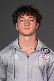 Zach Iannucci. The SHU Men's Volleyball, Women and Men's Wrestling, and Dance teams held their Media Days today at the William Pitt Center, Sacred Heart Universary, Fairfield CT. Sunday, September 28, 2025. Photo by: Mark F. Conrad