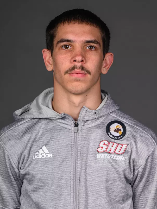 Anthony Samuels. The SHU Men's Volleyball, Women and Men's Wrestling, and Dance teams held their Media Days today at the William Pitt Center, Sacred Heart Universary, Fairfield CT. Sunday, September 28, 2025. Photo by: Mark F. Conrad