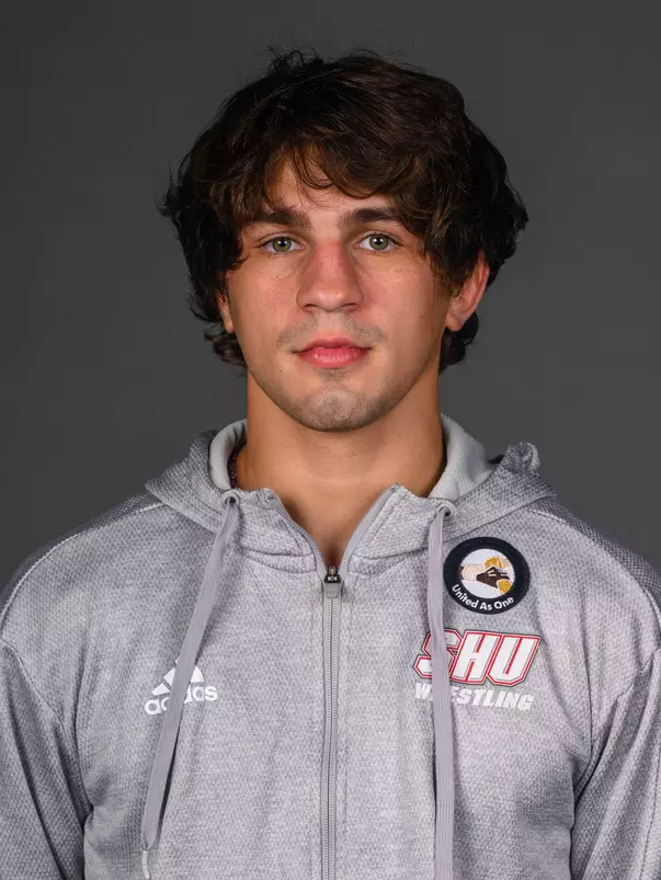 Braxton Fries-Appello. The SHU Men's Volleyball, Women and Men's Wrestling, and Dance teams held their Media Days today at the William Pitt Center, Sacred Heart Universary, Fairfield CT. Sunday, September 28, 2025. Photo by: Mark F. Conrad