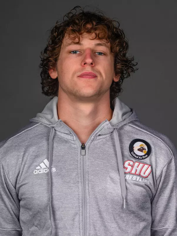 Sam Oakes. The SHU Men's Volleyball, Women and Men's Wrestling, and Dance teams held their Media Days today at the William Pitt Center, Sacred Heart Universary, Fairfield CT. Sunday, September 28, 2025. Photo by: Mark F. Conrad