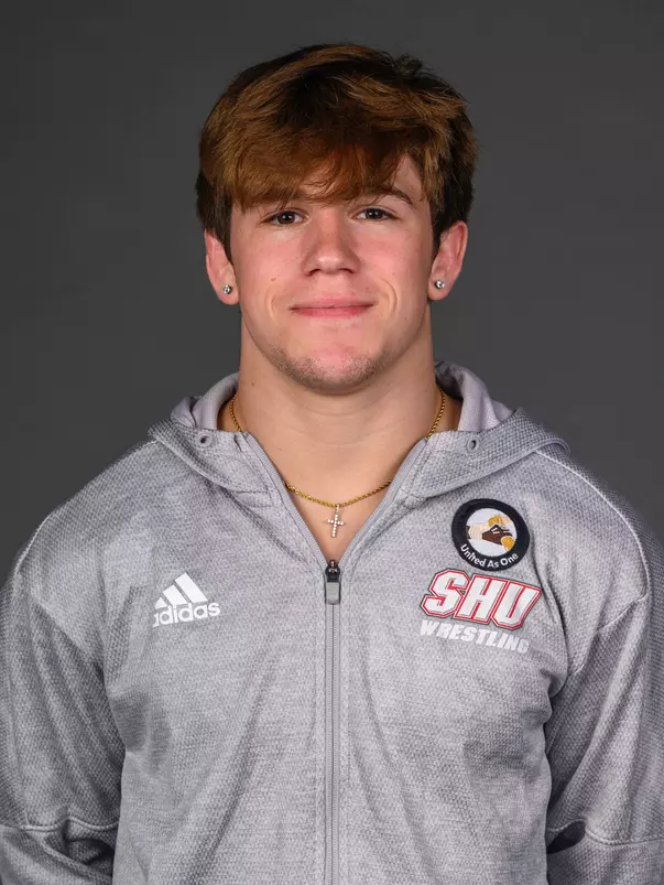 Anthony Clem. The SHU Men's Volleyball, Women and Men's Wrestling, and Dance teams held their Media Days today at the William Pitt Center, Sacred Heart Universary, Fairfield CT. Sunday, September 28, 2025. Photo by: Mark F. Conrad