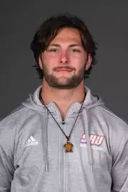 Henry Downing. The SHU Men's Volleyball, Women and Men's Wrestling, and Dance teams held their Media Days today at the William Pitt Center, Sacred Heart Universary, Fairfield CT. Sunday, September 28, 2025. Photo by: Mark F. Conrad