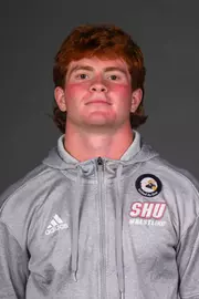 Nick Franzen. The SHU Men's Volleyball, Women and Men's Wrestling, and Dance teams held their Media Days today at the William Pitt Center, Sacred Heart Universary, Fairfield CT. Sunday, September 28, 2025. Photo by: Mark F. Conrad