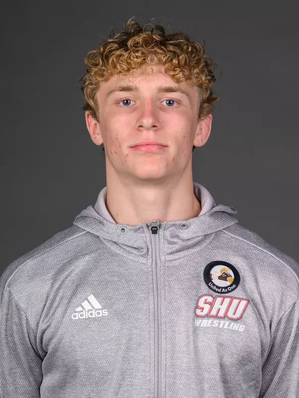 Anthony Mann. The SHU Men's Volleyball, Women and Men's Wrestling, and Dance teams held their Media Days today at the William Pitt Center, Sacred Heart Universary, Fairfield CT. Sunday, September 28, 2025. Photo by: Mark F. Conrad