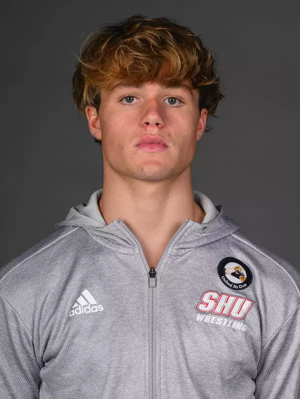 John Rowland. The SHU Men's Volleyball, Women and Men's Wrestling, and Dance teams held their Media Days today at the William Pitt Center, Sacred Heart Universary, Fairfield CT. Sunday, September 28, 2025. Photo by: Mark F. Conrad