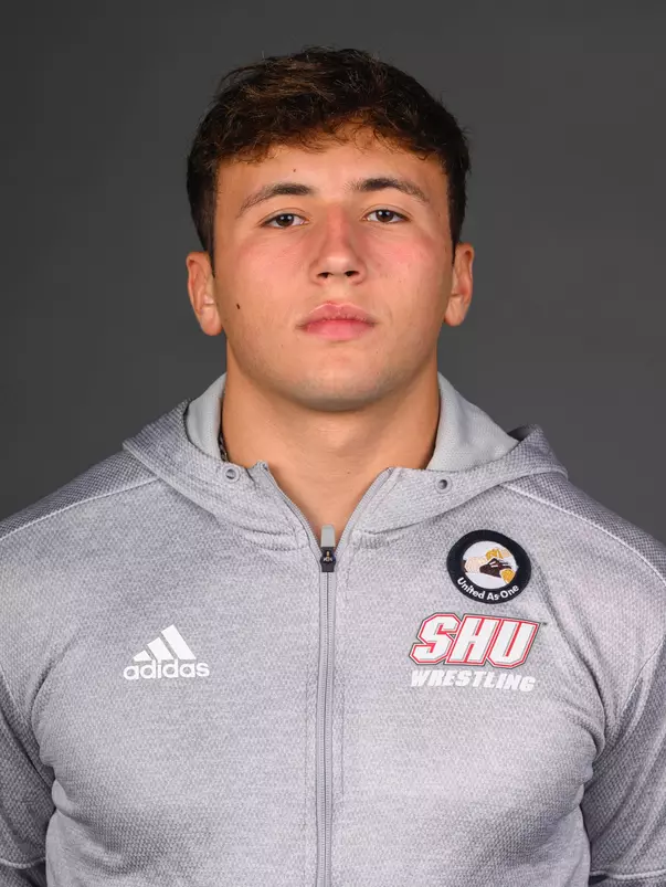 Eric Wolf. The SHU Men's Volleyball, Women and Men's Wrestling, and Dance teams held their Media Days today at the William Pitt Center, Sacred Heart Universary, Fairfield CT. Sunday, September 28, 2025. Photo by: Mark F. Conrad