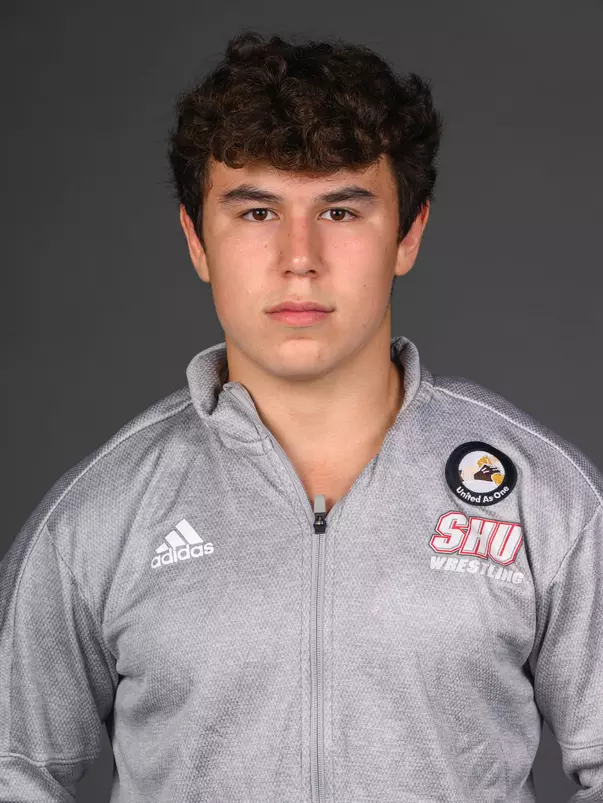 Ryan Hayes. The SHU Men's Volleyball, Women and Men's Wrestling, and Dance teams held their Media Days today at the William Pitt Center, Sacred Heart Universary, Fairfield CT. Sunday, September 28, 2025. Photo by: Mark F. Conrad