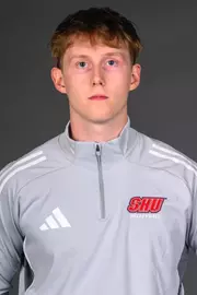 John Krausz. The SHU Men's Volleyball, Women and Men's Wrestling, and Dance teams held their Media Days today at the William Pitt Center, Sacred Heart Universary, Fairfield CT. Sunday, September 28, 2025. Photo by: Mark F. Conrad