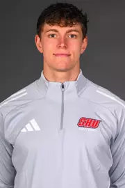 Joshua Krzikalla. The SHU Men's Volleyball, Women and Men's Wrestling, and Dance teams held their Media Days today at the William Pitt Center, Sacred Heart Universary, Fairfield CT. Sunday, September 28, 2025. Photo by: Mark F. Conrad