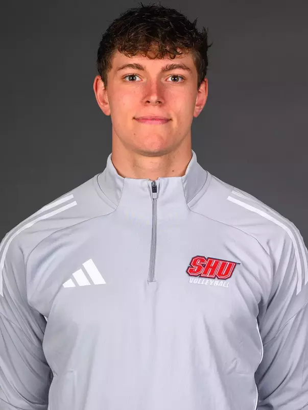 Joshua Krzikalla. The SHU Men's Volleyball, Women and Men's Wrestling, and Dance teams held their Media Days today at the William Pitt Center, Sacred Heart Universary, Fairfield CT. Sunday, September 28, 2025. Photo by: Mark F. Conrad