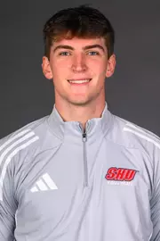 Carter Lyons. The SHU Men's Volleyball, Women and Men's Wrestling, and Dance teams held their Media Days today at the William Pitt Center, Sacred Heart Universary, Fairfield CT. Sunday, September 28, 2025. Photo by: Mark F. Conrad