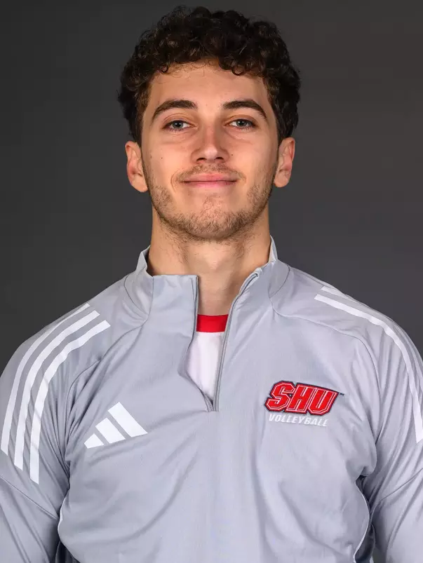 Alec Niemczyk. The SHU Men's Volleyball, Women and Men's Wrestling, and Dance teams held their Media Days today at the William Pitt Center, Sacred Heart Universary, Fairfield CT. Sunday, September 28, 2025. Photo by: Mark F. Conrad