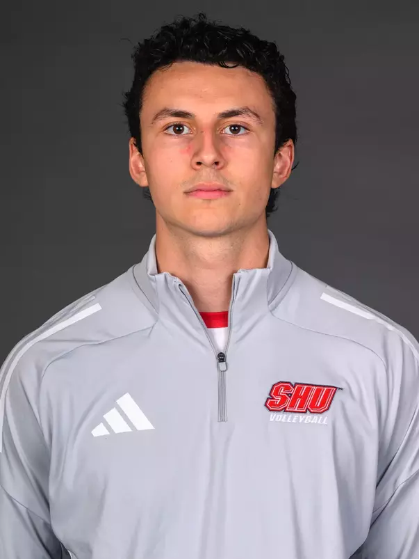 Jaron Popp. The SHU Men's Volleyball, Women and Men's Wrestling, and Dance teams held their Media Days today at the William Pitt Center, Sacred Heart Universary, Fairfield CT. Sunday, September 28, 2025. Photo by: Mark F. Conrad