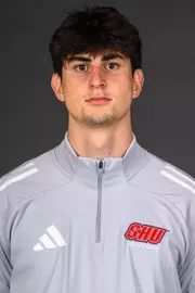 Jonathan Snider. The SHU Men's Volleyball, Women and Men's Wrestling, and Dance teams held their Media Days today at the William Pitt Center, Sacred Heart Universary, Fairfield CT. Sunday, September 28, 2025. Photo by: Mark F. Conrad
