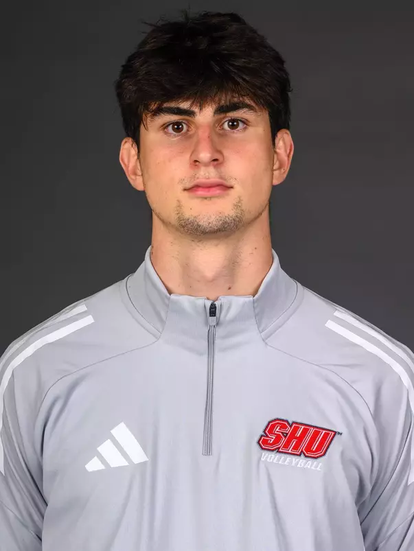 Jonathan Snider. The SHU Men's Volleyball, Women and Men's Wrestling, and Dance teams held their Media Days today at the William Pitt Center, Sacred Heart Universary, Fairfield CT. Sunday, September 28, 2025. Photo by: Mark F. Conrad