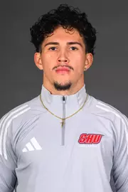 Harryzen Soares. The SHU Men's Volleyball, Women and Men's Wrestling, and Dance teams held their Media Days today at the William Pitt Center, Sacred Heart Universary, Fairfield CT. Sunday, September 28, 2025. Photo by: Mark F. Conrad