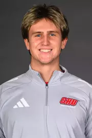 Jonathan Talbot-Jones. The SHU Men's Volleyball, Women and Men's Wrestling, and Dance teams held their Media Days today at the William Pitt Center, Sacred Heart Universary, Fairfield CT. Sunday, September 28, 2025. Photo by: Mark F. Conrad