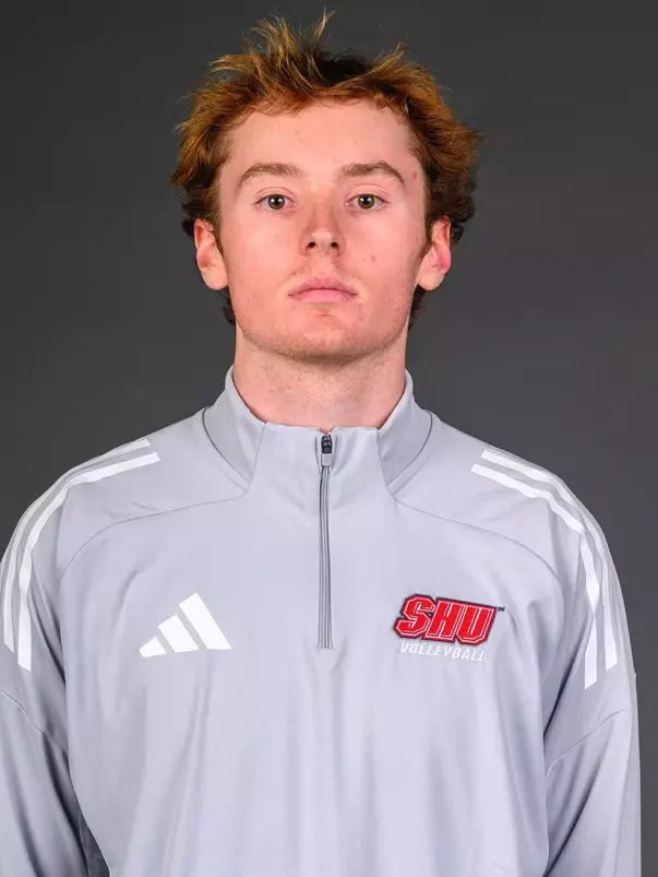 Zach Wulff. The SHU Men's Volleyball, Women and Men's Wrestling, and Dance teams held their Media Days today at the William Pitt Center, Sacred Heart Universary, Fairfield CT. Sunday, September 28, 2025. Photo by: Mark F. Conrad