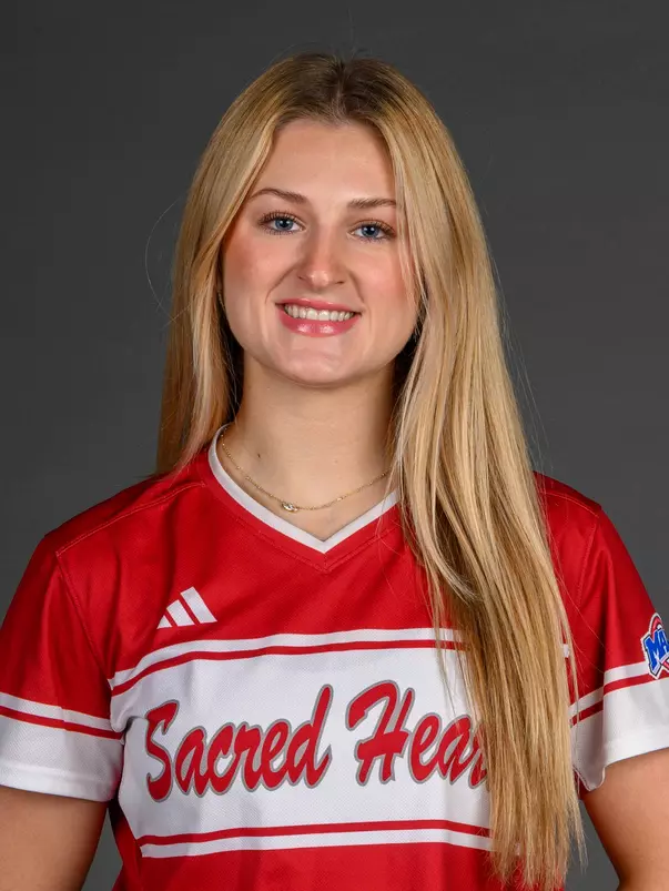 Genevieve Gleason. The SHU softball team held their Media Day at the William Pitt Athletic & Convocation Center today, Sacred Heart University, Fairfield, CT. Tuesday, February 4, 2025. Photo by: Mark F. Conrad