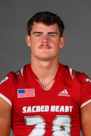 Logan Booker. Men's SoccerSHU Media Day Men's Soccer and the Football Team was held today at the Valentine Health and Recreation Center, Sacred Heart University, Fairfield, CT. Wednesday, August 6th, 2025. Photo by: Mark F. Conrad