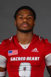 Kymari Latney. Men's SoccerSHU Media Day Men's Soccer and the Football Team was held today at the Valentine Health and Recreation Center, Sacred Heart University, Fairfield, CT. Wednesday, August 6th, 2025. Photo by: Mark F. Conrad