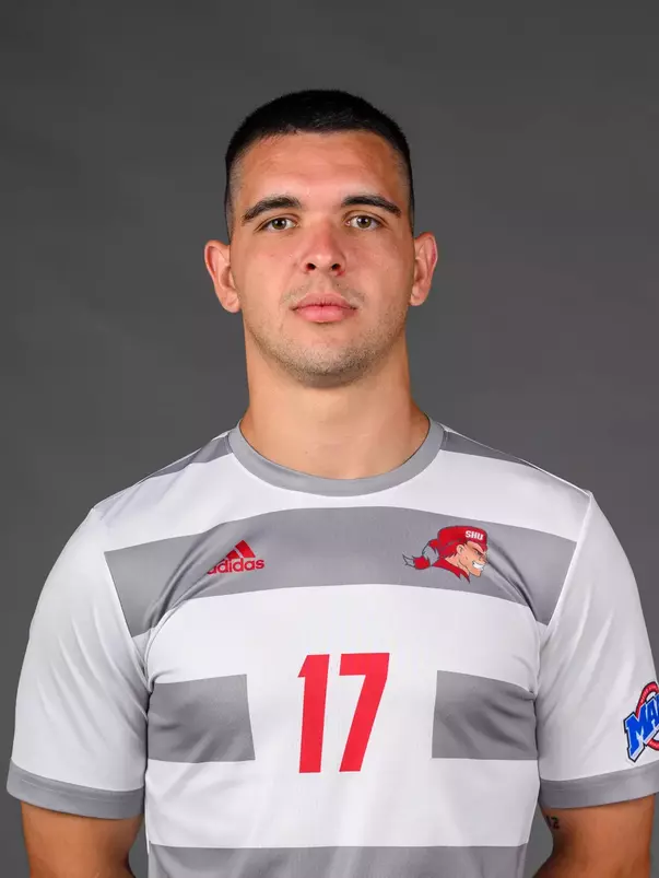 Javier Lop0z Cayuela. Men's SoccerSHU Media Day Men's Soccer and the Football Team was held today at the Valentine Health and Recreation Center, Sacred Heart University, Fairfield, CT. Wednesday, August 6th, 2025. Photo by: Mark F. Conrad
