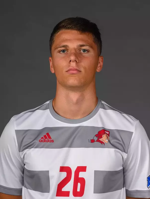 Tyler Shaw. Men's SoccerSHU Media Day Men's Soccer and the Football Team was held today at the Valentine Health and Recreation Center, Sacred Heart University, Fairfield, CT. Wednesday, August 6th, 2025. Photo by: Mark F. Conrad