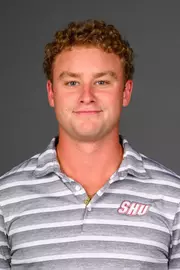 Jack Delaney. Men's Basketball, Men's Golf and the Cheerleading team held their Media Day today at the Pitt Center, Sacred Heart University, Fairfield, CT. Thursday, August 28, 2025. Photo by: Mark F. Conrad